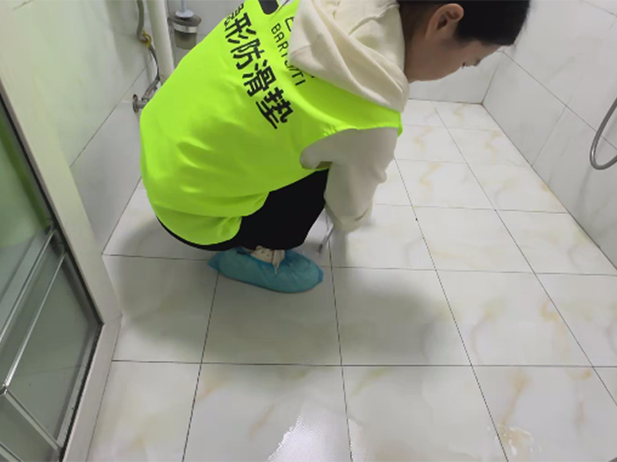 益阳银城大市场家庭防滑垫施工